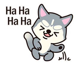 Huskies puppy(So into the cute dog) sticker #6438340