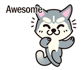 Huskies puppy(So into the cute dog) sticker #6438342