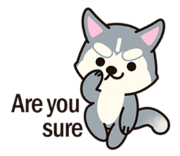 Huskies puppy(So into the cute dog) sticker #6438343