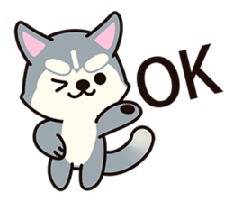 Huskies puppy(So into the cute dog) sticker #6438344