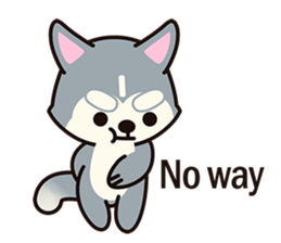 Huskies puppy(So into the cute dog) sticker #6438345