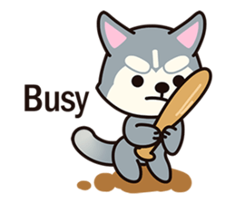 Huskies puppy(So into the cute dog) sticker #6438348