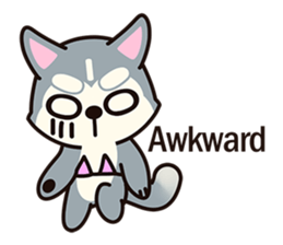 Huskies puppy(So into the cute dog) sticker #6438352