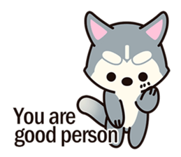 Huskies puppy(So into the cute dog) sticker #6438353
