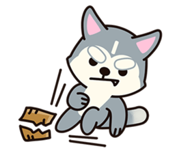 Huskies puppy(So into the cute dog) sticker #6438354