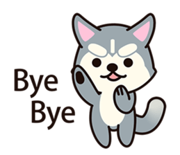 Huskies puppy(So into the cute dog) sticker #6438359