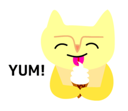 Daily life of animal and a fairy. (E) sticker #6438374