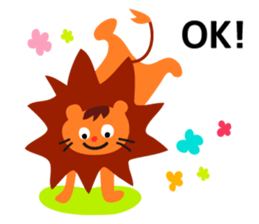 Daily life of animal and a fairy. (E) sticker #6438391