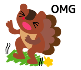 Daily life of animal and a fairy. (E) sticker #6438392