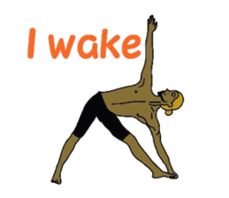 Namaste (English Version) sticker #6438736