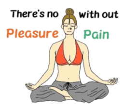 Namaste (English Version) sticker #6438759