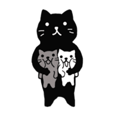 Daily lives of black cat (Eng ver.) sticker #6439008