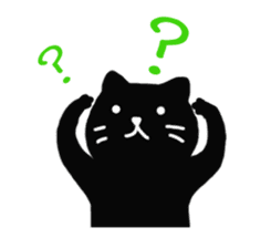 Daily lives of black cat (Eng ver.) sticker #6439016