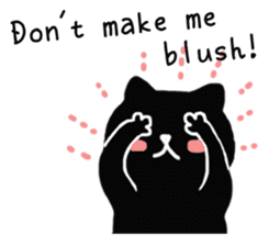 Daily lives of black cat (Eng ver.) sticker #6439019