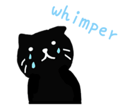 Daily lives of black cat (Eng ver.) sticker #6439030