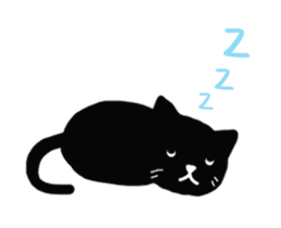 Daily lives of black cat (Eng ver.) sticker #6439038