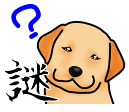 Luckey of the Labrador retriever sticker #6439126