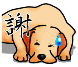 Luckey of the Labrador retriever sticker #6439147