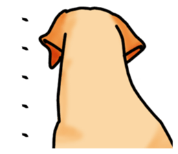 Luckey of the Labrador retriever sticker #6439159