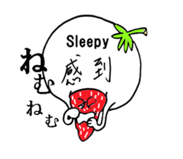 Pretty sticker of strawberry daifuku sticker #6439374