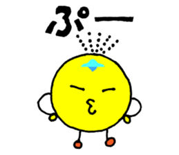 Fairy of fireworks KawatamadontaKun sticker #6440176