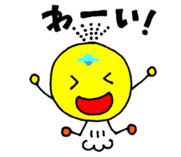 Fairy of fireworks KawatamadontaKun sticker #6440190