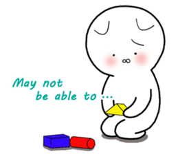 A negative cat (English ver.) sticker #6440208