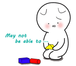 A negative cat (English ver.) sticker #6440208