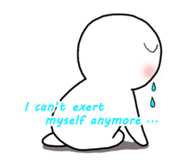 A negative cat (English ver.) sticker #6440211