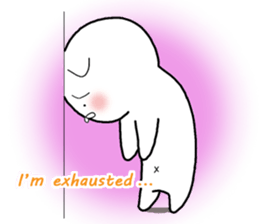 A negative cat (English ver.) sticker #6440212