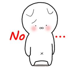 A negative cat (English ver.) sticker #6440213