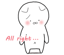 A negative cat (English ver.) sticker #6440215