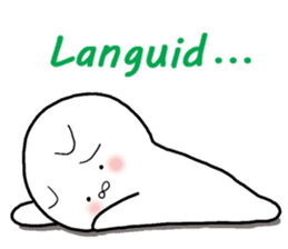 A negative cat (English ver.) sticker #6440217