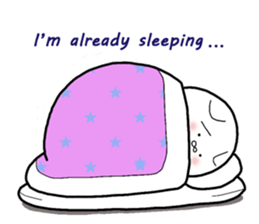 A negative cat (English ver.) sticker #6440218