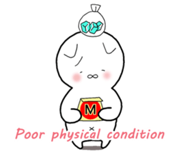 A negative cat (English ver.) sticker #6440224