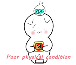 A negative cat (English ver.) sticker #6440224