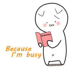 A negative cat (English ver.) sticker #6440225