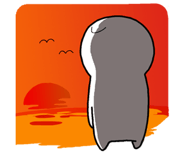 A negative cat (English ver.) sticker #6440227