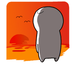 A negative cat (English ver.) sticker #6440227