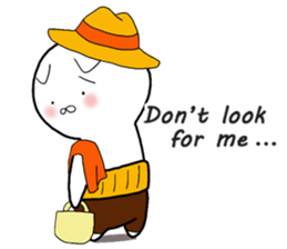 A negative cat (English ver.) sticker #6440231