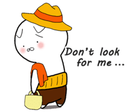 A negative cat (English ver.) sticker #6440231