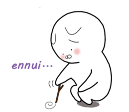 A negative cat (English ver.) sticker #6440232