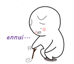 A negative cat (English ver.) sticker #6440232