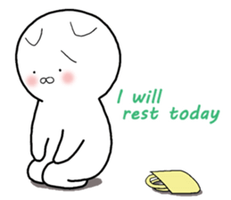 A negative cat (English ver.) sticker #6440233