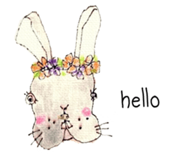 Life of a mini of rabbit sticker #6440600