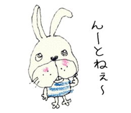 Life of a mini of rabbit sticker #6440601