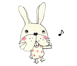 Life of a mini of rabbit sticker #6440604