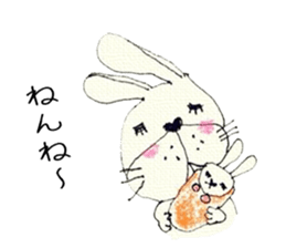 Life of a mini of rabbit sticker #6440606