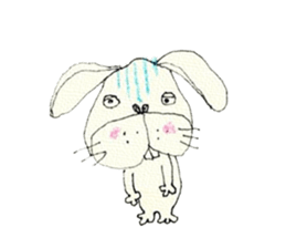 Life of a mini of rabbit sticker #6440608