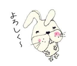 Life of a mini of rabbit sticker #6440611